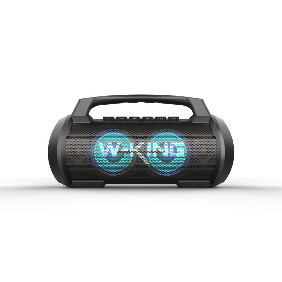 W-King Блутут мобилна парти колонка Bluetooth Party Speaker - D10 Black - 70W, Karaoke mic input, Light Show W-King Блутут мобилна парти колонка Bluetooth Party Speaker - D10 Black - 70W, Karaoke mic input, Light Show