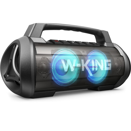 W-King Блутут мобилна парти колонка Bluetooth Party Speaker - D10 Black - 70W, Karaoke mic input, Light Show W-King Блутут мобилна парти колонка Bluetooth Party Speaker - D10 Black - 70W, Karaoke mic input, Light Show