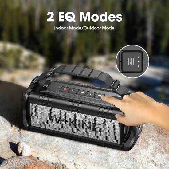 W-King Блутут мобилна колонка Bluetooth Speaker - D8 Black - 50W W-King Блутут мобилна колонка Bluetooth Speaker - D8 Black - 50W