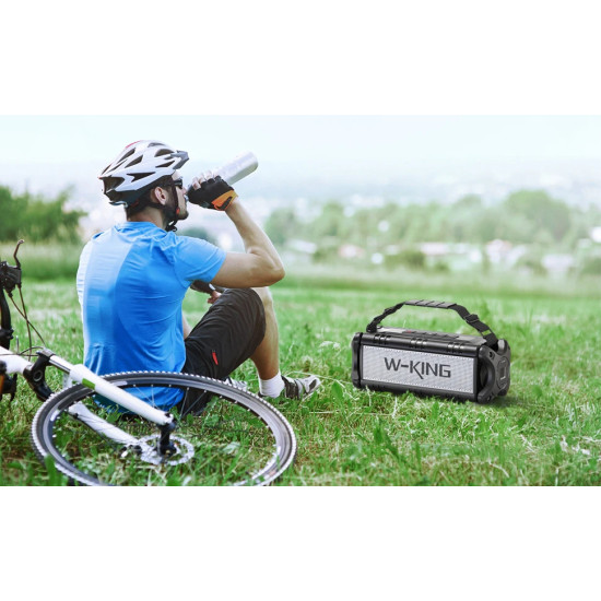 W-King Блутут мобилна колонка Bluetooth Speaker - D8 Black - 50W W-King Блутут мобилна колонка Bluetooth Speaker - D8 Black - 50W