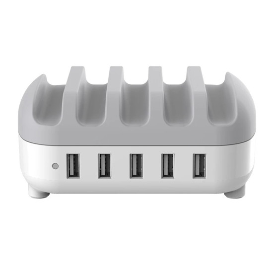 Orico зарядна станция за мобилни устройства Charger Station 220V - 5 x USB 40W White - DUK-5P-EU-WH Orico зарядна станция за мобилни устройства Charger Station 220V - 5 x USB 40W White - DUK-5P-EU-WH