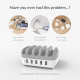 Orico зарядна станция за мобилни устройства Charger Station 220V - 5 x USB 40W White - DUK-5P-EU-WH Orico зарядна станция за мобилни устройства Charger Station 220V - 5 x USB 40W White - DUK-5P-EU-WH