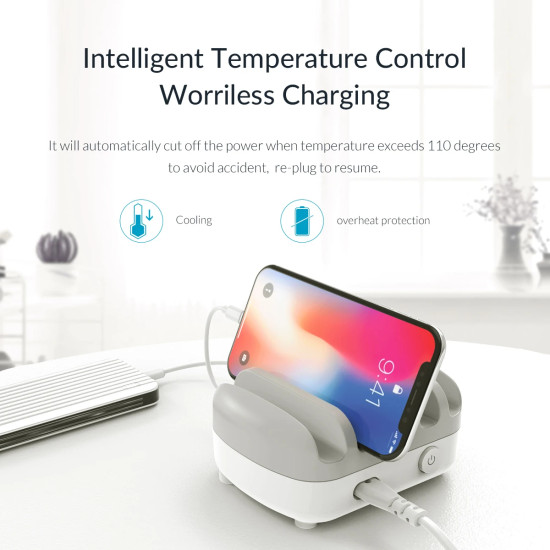 Orico зарядна станция за мобилни устройства Charger Station 220V - 5 x USB 40W White - DUK-5P-EU-WH Orico зарядна станция за мобилни устройства Charger Station 220V - 5 x USB 40W White - DUK-5P-EU-WH