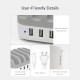 Orico зарядна станция за мобилни устройства Charger Station 220V - 5 x USB 40W White - DUK-5P-EU-WH Orico зарядна станция за мобилни устройства Charger Station 220V - 5 x USB 40W White - DUK-5P-EU-WH