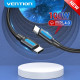 Vention Кабел USB 2.0 Type-C to Type-C - 1M Black 5A Fast Charge - COTBF Vention Кабел USB 2.0 Type-C to Type-C - 1M Black 5A Fast Charge - COTBF