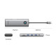 Orico докинг станция Type-C Docking Station Power Distribution 100W - HDMI, Type-C x 1, USB3.0 x 3, LAN 1000Mbps Gigabit, SD/TF, VGA, Audio - PW11-10P-GY Orico докинг станция Type-C Docking Station Power Distribution 100W - HDMI, Type-C x 1, USB3.0 x 3, LAN 1000Mbps Gigabit, SD/TF, VGA, Audio - PW11-10P-GY