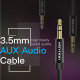 Vention Аудио Кабел Fabric Braided 3.5mm M/M Audio Cable 1.5m - BAGBG Vention Аудио Кабел Fabric Braided 3.5mm M/M Audio Cable 1.5m - BAGBG