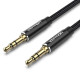 Vention Аудио Кабел 3.5mm Audio Cable M/M Cotton Braided 0.5m - BAWBD Vention Аудио Кабел 3.5mm Audio Cable M/M Cotton Braided 0.5m - BAWBD
