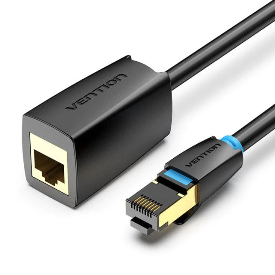 Vention удължителен кабел Cat.8 SSTP Extension Patch Cable 5M Black 40Gbps - IKHBJ Vention удължителен кабел Cat.8 SSTP Extension Patch Cable 5M Black 40Gbps - IKHBJ