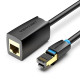 Vention удължителен кабел Cat.8 SSTP Extension Patch Cable 5M Black 40Gbps - IKHBJ Vention удължителен кабел Cat.8 SSTP Extension Patch Cable 5M Black 40Gbps - IKHBJ