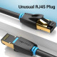Vention удължителен кабел Cat.8 SSTP Extension Patch Cable 5M Black 40Gbps - IKHBJ Vention удължителен кабел Cat.8 SSTP Extension Patch Cable 5M Black 40Gbps - IKHBJ