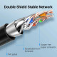 Vention удължителен кабел Cat.8 SSTP Extension Patch Cable 5M Black 40Gbps - IKHBJ Vention удължителен кабел Cat.8 SSTP Extension Patch Cable 5M Black 40Gbps - IKHBJ