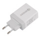 Makki бързо зарядно Fast Charger - QC3.0+3xUSB 30W White - MAKKI-QC48W4 Makki бързо зарядно Fast Charger - QC3.0+3xUSB 30W White - MAKKI-QC48W4