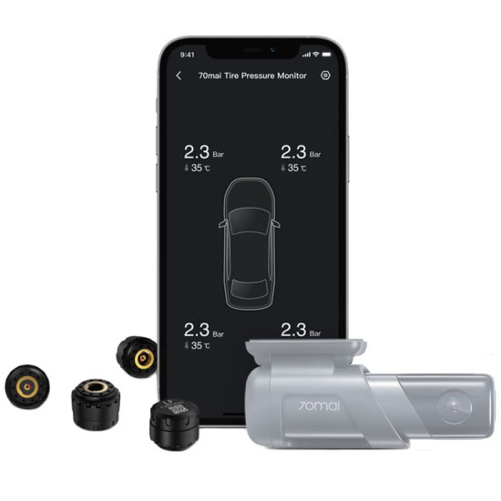 70mai Добавка за видеорегистратор External TPMS Sensor Midrive T04, for 70MAI M500 70mai Добавка за видеорегистратор External TPMS Sensor Midrive T04, for 70MAI M500