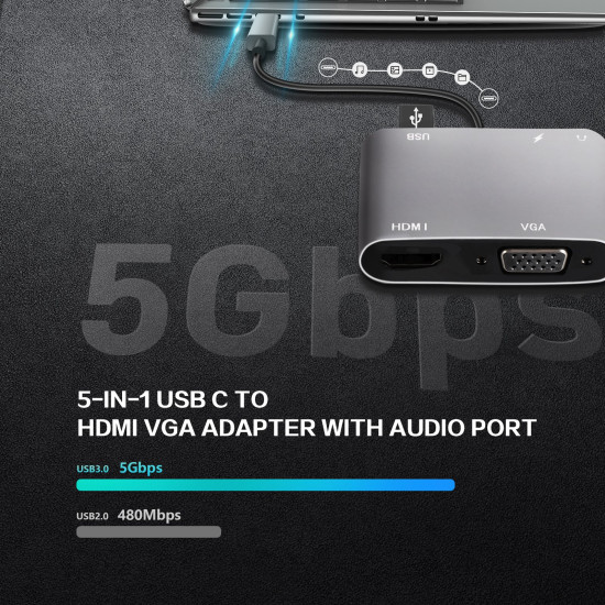 VCom докинг станция Docking Station Type-C Power Distribution 3.0 100W - HDMI, Type-C x 1, USB3.0 - CU4511 VCom докинг станция Docking Station Type-C Power Distribution 3.0 100W - HDMI, Type-C x 1, USB3.0 - CU4511
