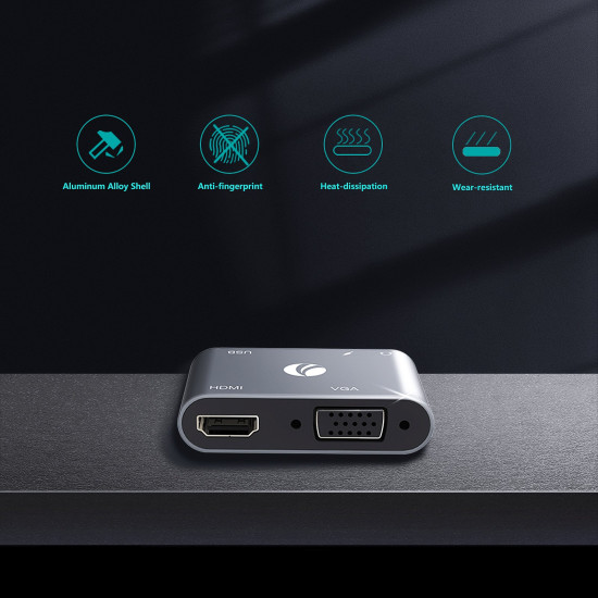 VCom докинг станция Docking Station Type-C Power Distribution 3.0 100W - HDMI, Type-C x 1, USB3.0 - CU4511 VCom докинг станция Docking Station Type-C Power Distribution 3.0 100W - HDMI, Type-C x 1, USB3.0 - CU4511
