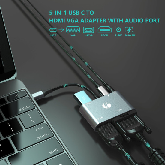VCom докинг станция Docking Station Type-C Power Distribution 3.0 100W - HDMI, Type-C x 1, USB3.0 - CU4511 VCom докинг станция Docking Station Type-C Power Distribution 3.0 100W - HDMI, Type-C x 1, USB3.0 - CU4511