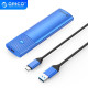 Orico външна кутия за диск Storage - Case - M.2 NGFF SATA M/B key Blue - PWM2 Orico външна кутия за диск Storage - Case - M.2 NGFF SATA M/B key Blue - PWM2