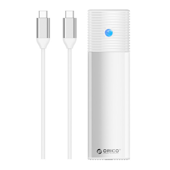 Orico външна кутия за диск Storage - Case - M.2 NVMe M/B key 10 Gbps White - PWM2-G2 Orico външна кутия за диск Storage - Case - M.2 NVMe M/B key 10 Gbps White - PWM2-G2