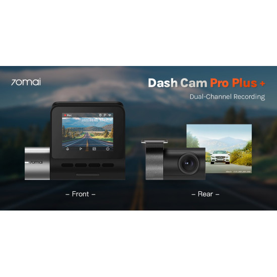 70mai Видеорегистратор Dash Cam Pro Plus+ A500S 70mai Видеорегистратор Dash Cam Pro Plus+ A500S