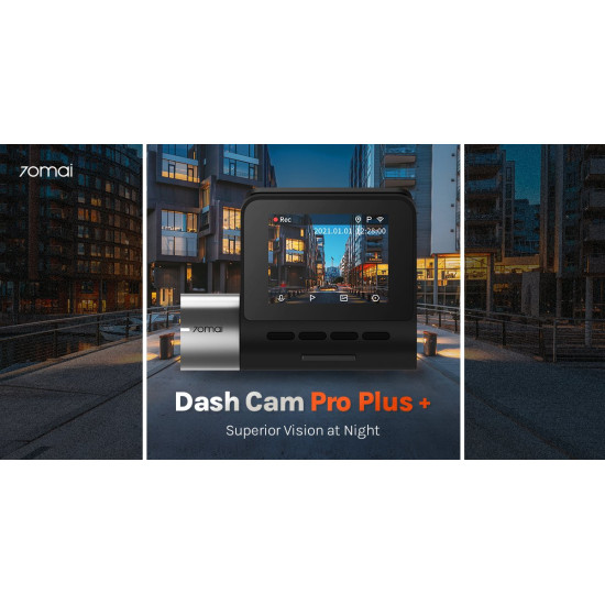 70mai Видеорегистратор Dash Cam Pro Plus+ A500S 70mai Видеорегистратор Dash Cam Pro Plus+ A500S