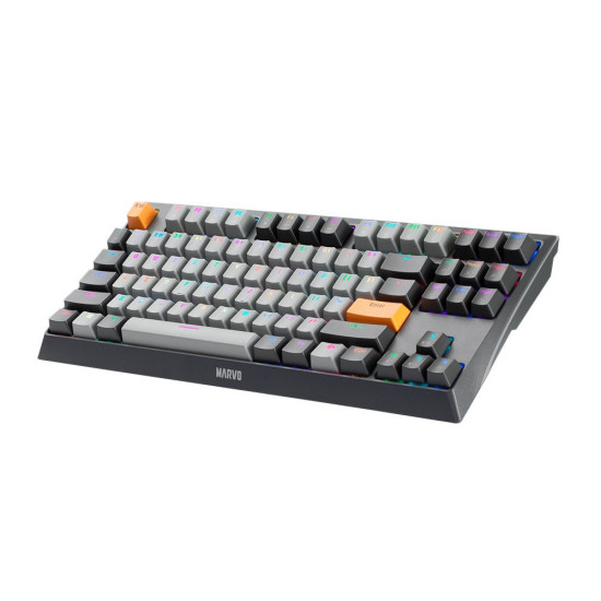 Marvo механична клавиатура Gaming Mechanical Keyboard KG980-B - RGB, Blue switches, TKL Marvo механична клавиатура Gaming Mechanical Keyboard KG980-B - RGB, Blue switches, TKL