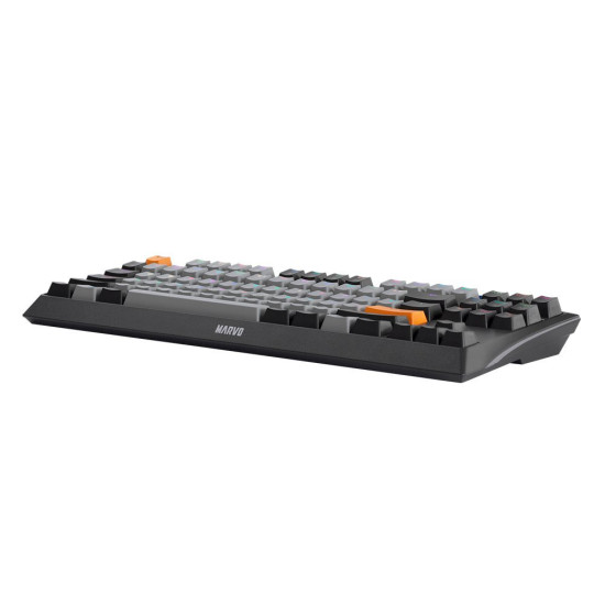 Marvo механична клавиатура Gaming Mechanical Keyboard KG980-B - RGB, Blue switches, TKL Marvo механична клавиатура Gaming Mechanical Keyboard KG980-B - RGB, Blue switches, TKL