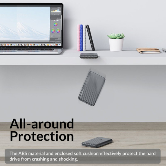 Orico кутия за диск Storage - Case - 2.5 inch USB3.0 - 25PW1-U3-BK