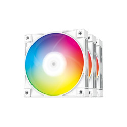 DeepCool Комплект вентилатори Fan Pack 3-in-1 3x120mm - FC120 White, Addressable RGB