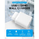 Vention бързо зарядно Fast Charger Wall - QC4.0, PD3.0 Type-C, 20W White - FADW0 Vention бързо зарядно Fast Charger Wall - QC4.0, PD3.0 Type-C, 20W White - FADW0