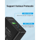 Vention бързо зарядно Fast Charger Wall - QC4.0, PD Type-C + QC3.0 USB A, 20W Black - FBBB0 Vention бързо зарядно Fast Charger Wall - QC4.0, PD Type-C + QC3.0 USB A, 20W Black - FBBB0