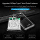 Orico външна кутия за диск Storage - Case - 2.5 inch 10Gbps Type-C Transparent - 2139C3-G2-CR-BP Orico външна кутия за диск Storage - Case - 2.5 inch 10Gbps Type-C Transparent - 2139C3-G2-CR-BP