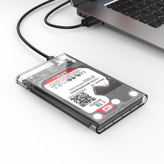 Orico външна кутия за диск Storage - Case - 2.5 inch 10Gbps Type-C Transparent - 2139C3-G2-CR-BP Orico външна кутия за диск Storage - Case - 2.5 inch 10Gbps Type-C Transparent - 2139C3-G2-CR-BP