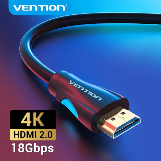Vention кабел Cable HDMI 2.0 15.0m - 4K/60Hz Black - VAA-M02-B1500 Vention кабел Cable HDMI 2.0 15.0m - 4K/60Hz Black - VAA-M02-B1500