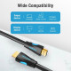 Vention кабел Cable HDMI 2.0 15.0m - 4K/60Hz Black - VAA-M02-B1500 Vention кабел Cable HDMI 2.0 15.0m - 4K/60Hz Black - VAA-M02-B1500
