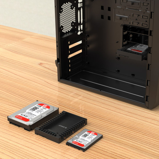 Orico кади за харддиск HDD Caddy 2.5-to-3.5 inch - 1125SS-V1-BK-BP Orico кади за харддиск HDD Caddy 2.5-to-3.5 inch - 1125SS-V1-BK-BP
