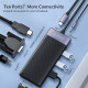 Orico докинг станция Type-C Docking Station Power Distribution 3.0 87W - HDMI, Type-C x 1, USB3.0 x 1, USB 2.0 x 2, LAN, SD, VGA, Audio - MDK-10P-BK Orico докинг станция Type-C Docking Station Power Distribution 3.0 87W - HDMI, Type-C x 1, USB3.0 x 1, USB 2.0 x 2, LAN, SD, VGA, Audio - MDK-10P-BK