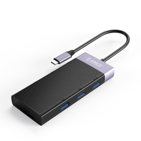 Orico докинг станция Type-C Docking Station Power Distribution 3.0 87W - HDMI, Type-C x 1, USB3.0 x 1, USB 2.0 x 2, LAN, SD, VGA, Audio - MDK-10P-BK Orico докинг станция Type-C Docking Station Power Distribution 3.0 87W - HDMI, Type-C x 1, USB3.0 x 1, USB 2.0 x 2, LAN, SD, VGA, Audio - MDK-10P-BK