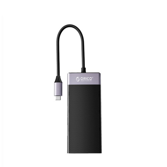 Orico докинг станция Type-C Docking Station Power Distribution 3.0 87W - HDMI, Type-C x 1, USB3.0 x 1, USB 2.0 x 2, LAN, SD, VGA, Audio - MDK-10P-BK Orico докинг станция Type-C Docking Station Power Distribution 3.0 87W - HDMI, Type-C x 1, USB3.0 x 1, USB 2.0 x 2, LAN, SD, VGA, Audio - MDK-10P-BK