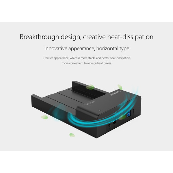 Orico докинг станция Storage - HDD/SSD Dock - 2.5 and 3.5 inch USB3.0 - 6518US3-V2 Orico докинг станция Storage - HDD/SSD Dock - 2.5 and 3.5 inch USB3.0 - 6518US3-V2