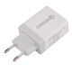 Makki бързо зарядно Fast Charger - QC3.0+2xUSB 30W White - MAKKI-QC30W3 Makki бързо зарядно Fast Charger - QC3.0+2xUSB 30W White - MAKKI-QC30W3