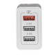 Makki бързо зарядно Fast Charger - QC3.0+2xUSB 30W White - MAKKI-QC30W3 Makki бързо зарядно Fast Charger - QC3.0+2xUSB 30W White - MAKKI-QC30W3