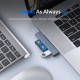 Orico хъб USB3.0/2.0 HUB 3 port TYPE C, Aluminum - AH-W13-GY Orico хъб USB3.0/2.0 HUB 3 port TYPE C, Aluminum - AH-W13-GY