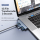 Orico хъб USB3.0/2.0 HUB 3 port TYPE C, Aluminum - AH-W13-GY Orico хъб USB3.0/2.0 HUB 3 port TYPE C, Aluminum - AH-W13-GY