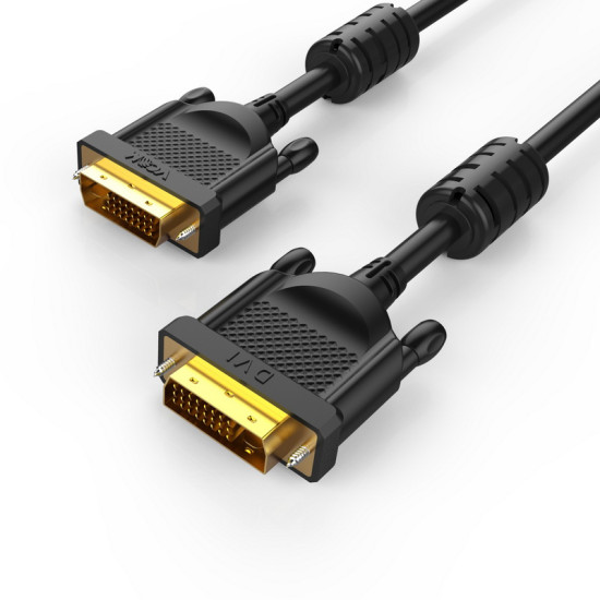 VCom кабел DVI 24+1 Dual Link M / M +2 Ferrites - CG442GD-3m VCom кабел DVI 24+1 Dual Link M / M +2 Ferrites - CG442GD-3m