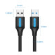 Vention Кабел USB 3.0 AM / AM - 1.5M Black - CONBG Vention Кабел USB 3.0 AM / AM - 1.5M Black - CONBG