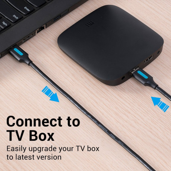 Vention Кабел USB 3.0 AM / AM - 1.5M Black - CONBG Vention Кабел USB 3.0 AM / AM - 1.5M Black - CONBG