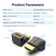 Vention Адаптер Adapter HDMI Right Angle 90 Degree M/F - AIOB0 Vention Адаптер Adapter HDMI Right Angle 90 Degree M/F - AIOB0