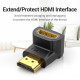 Vention Адаптер Adapter HDMI Right Angle 90 Degree M/F - AIOB0 Vention Адаптер Adapter HDMI Right Angle 90 Degree M/F - AIOB0