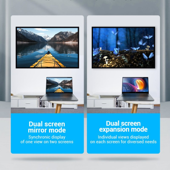 Vention Адаптер Adapter HDMI Right Angle 90 Degree M/F - AIOB0 Vention Адаптер Adapter HDMI Right Angle 90 Degree M/F - AIOB0